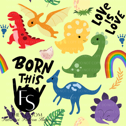 Pride Born This Way Dinosaurs