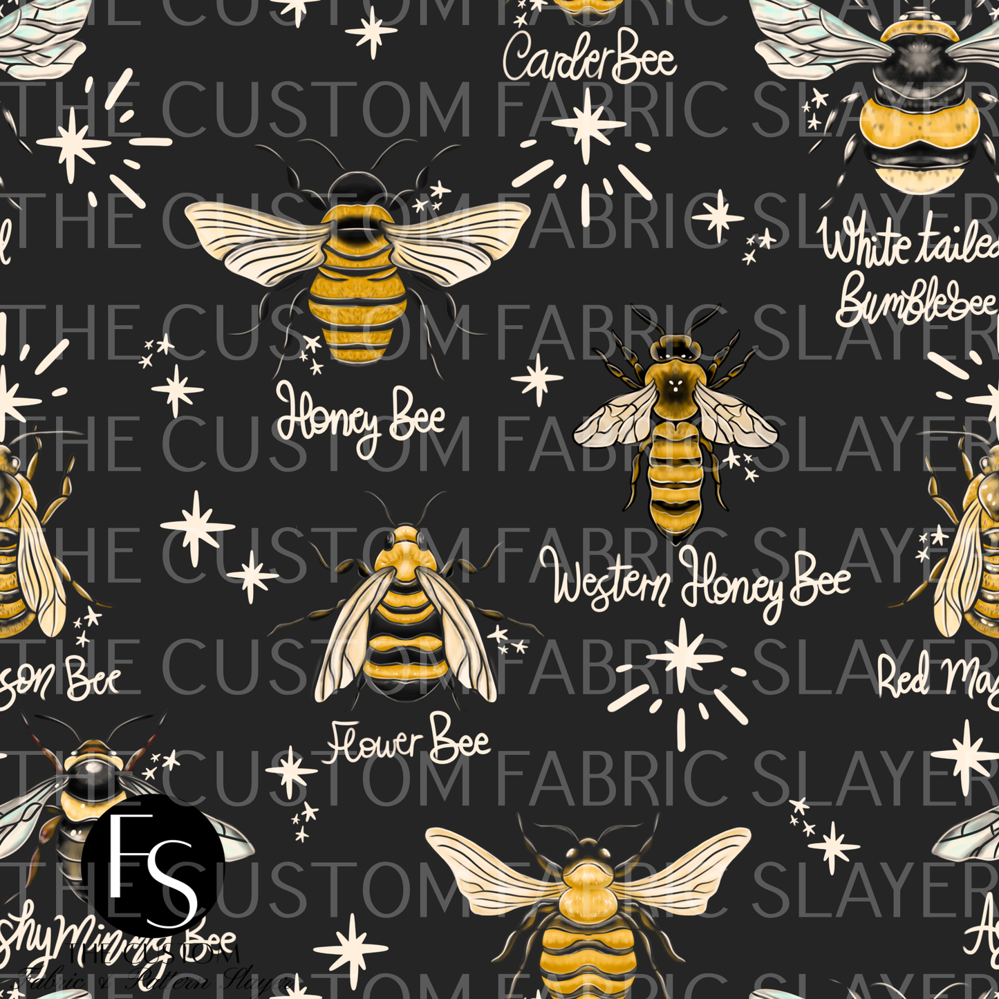 The name of Bees B - LYSSDOODLES