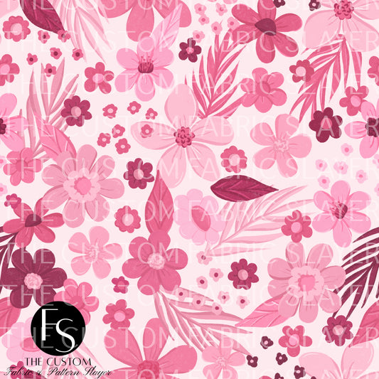 Tropical Pink Florals - SKYYDESIGNCO