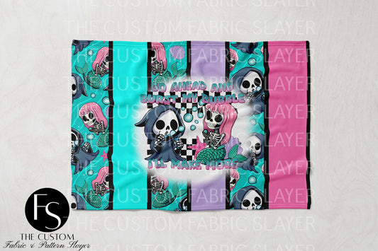 The Custom Fabric Slayer Blankets - Bubble Mermaid - SPOOKYSQUAD