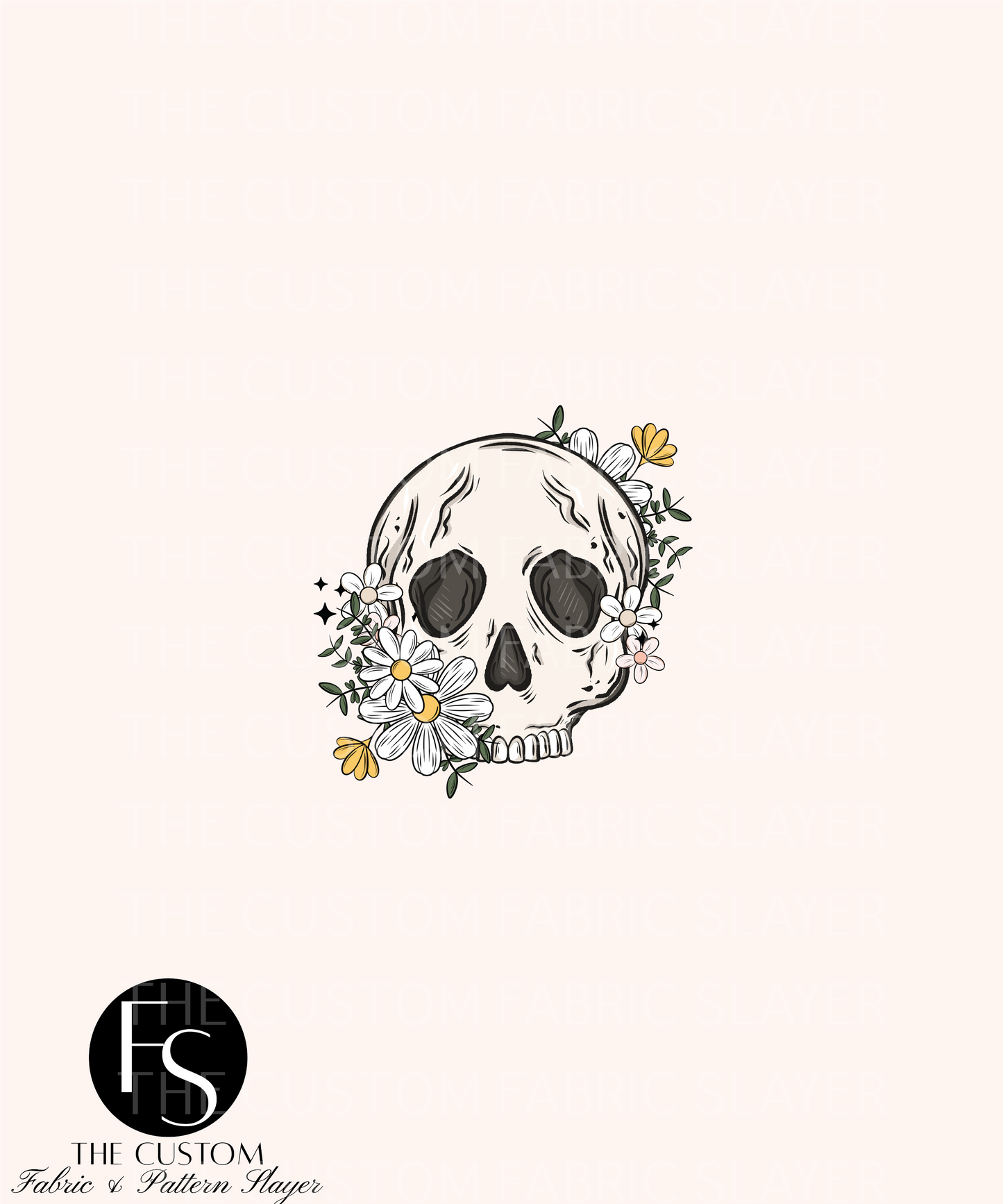 Floral Skulls - CERRASSHOP Panel