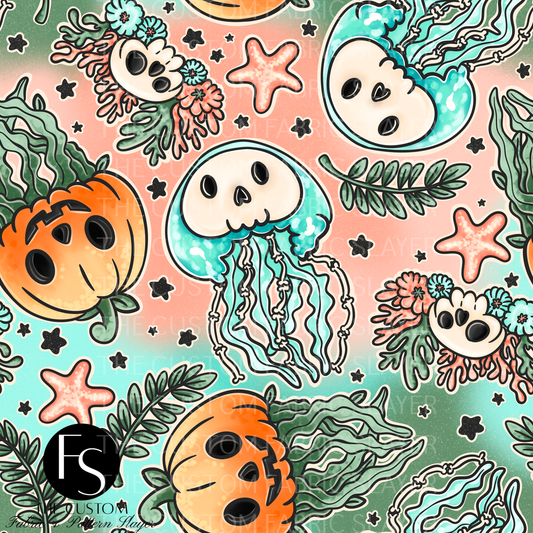 Spooky Jellyfish - LYSSDOODLES