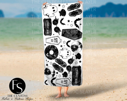 Spooky Essentials A - CERRASSHOP - FINISHED BEACH TOWEL