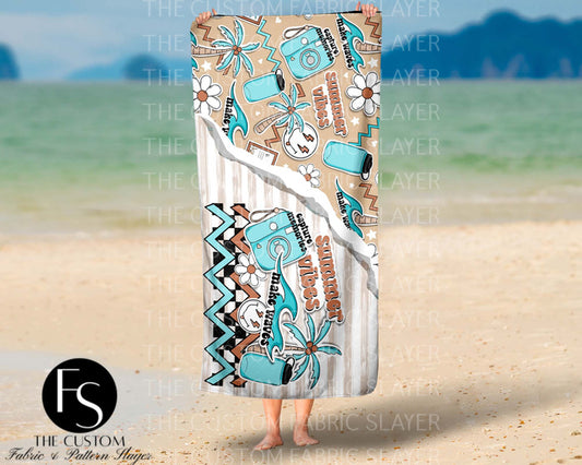 Summer Vibes - CERRASSHOP - FINISHED BEACH TOWEL