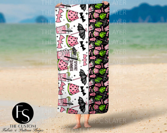 Sweet and Spooky Summer - CERRASSHOP - FINISHED BEACH TOWEL