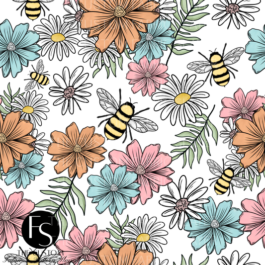 Floral Bees - CERRASSHOP