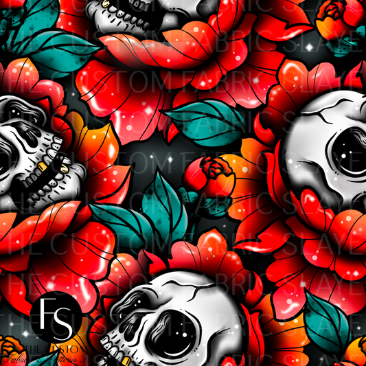 Skull Flowers - MILKTEEF