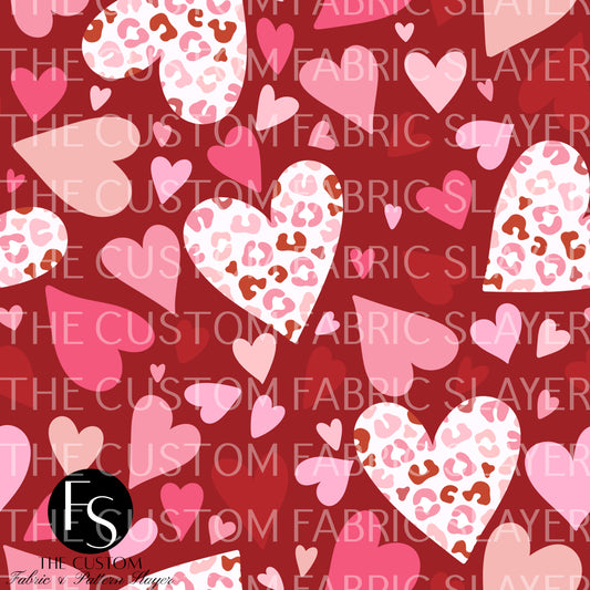 Red Leopard Hearts - SKYYDESIGNCO