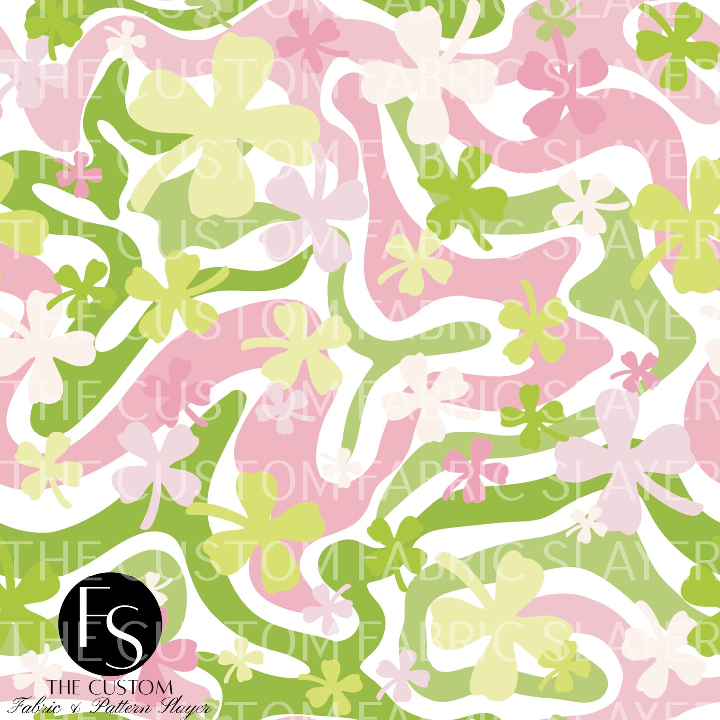 Swirly 4 leaf clover - SKYYDESIGNCO