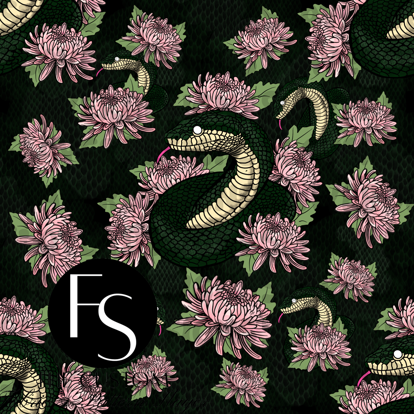 Floral Snakes - FABRICSLAYER