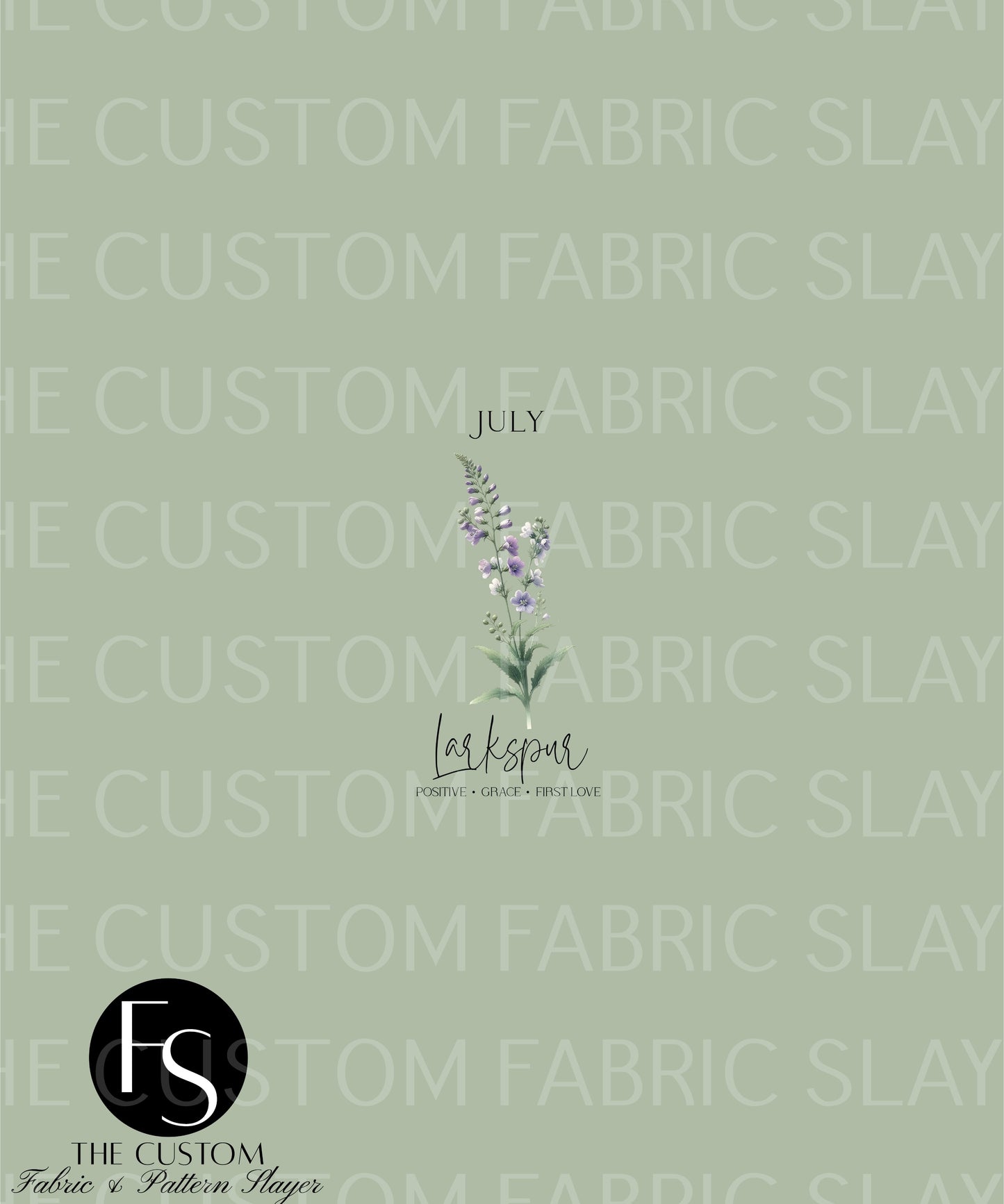 July Flowers - FABRICSLAYER Panel