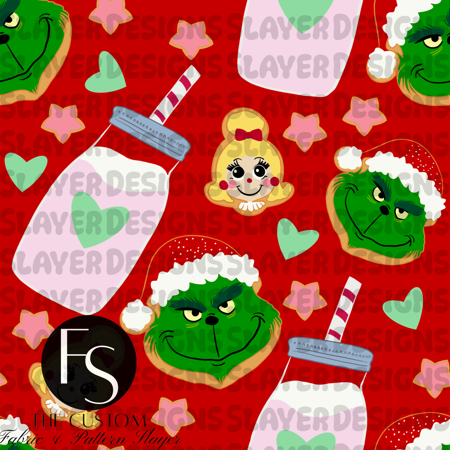 Custom Printery - LIMITED Christmas Grinch Cookies Names - CUSTOM NAMES