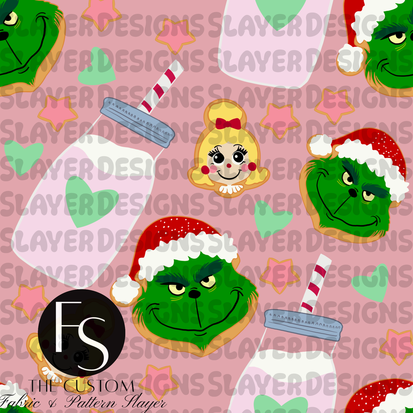 Custom Printery - LIMITED Christmas Grinch Cookies Names - CUSTOM NAMES