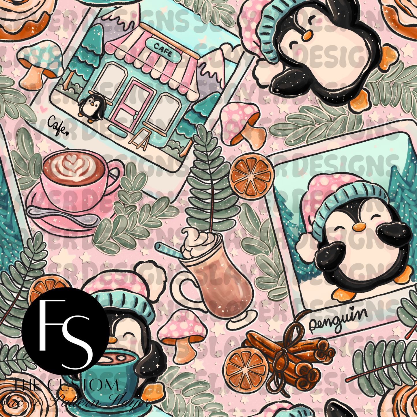 Penguin Cafe Animals C  - LYSSDOODLES